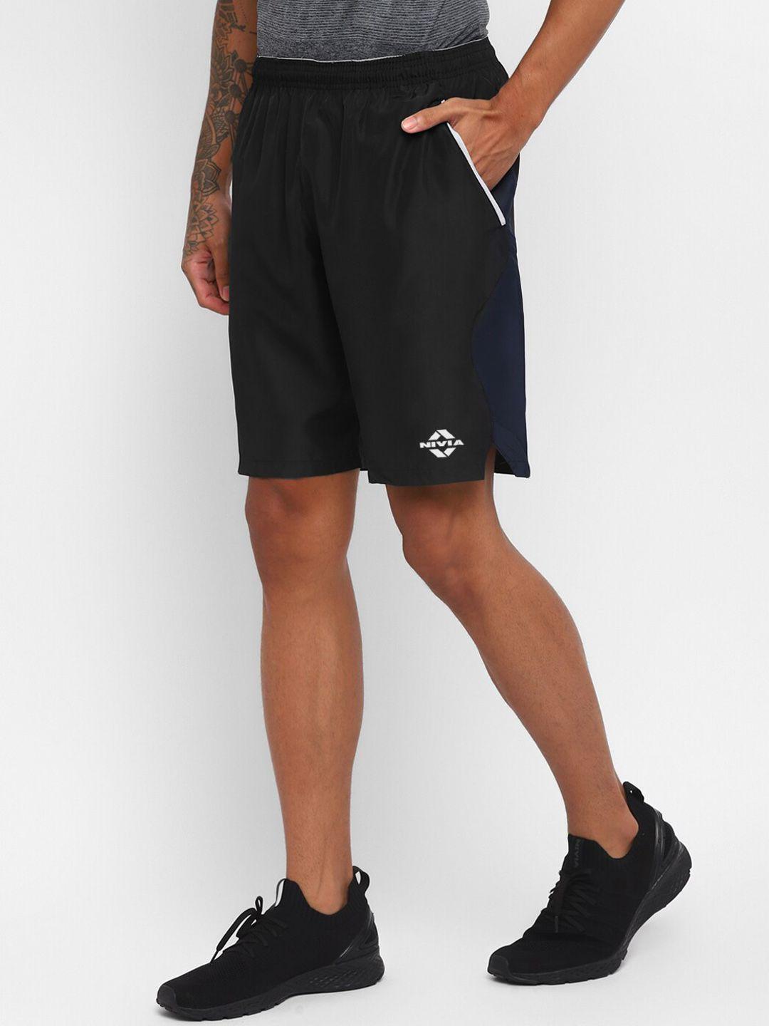 nivia men mid-rise sports shorts