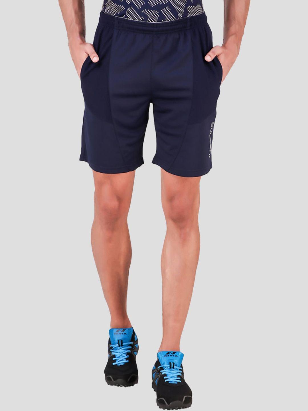 nivia men mid-rise sports shorts