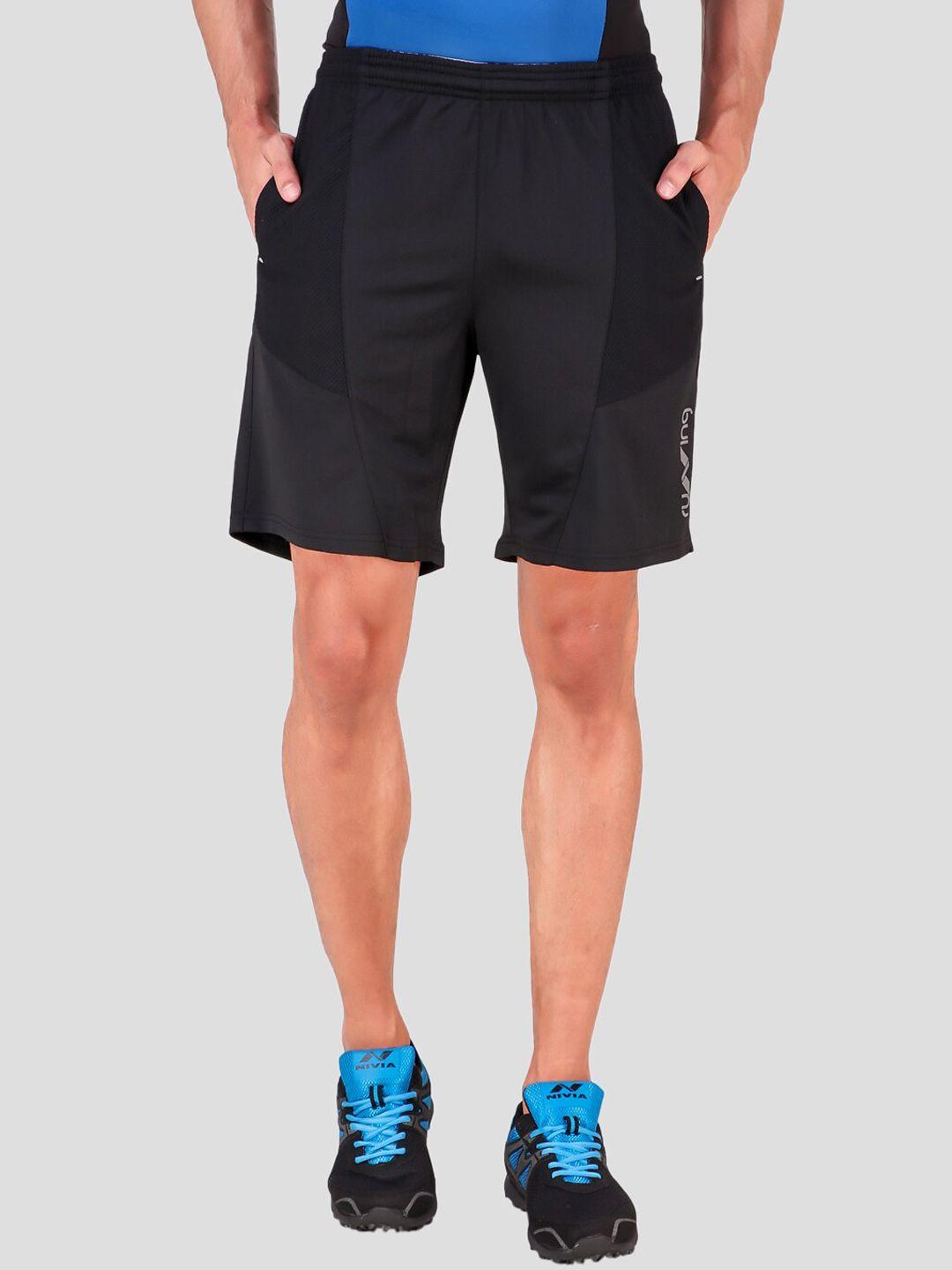 nivia men mid-rise sports shorts