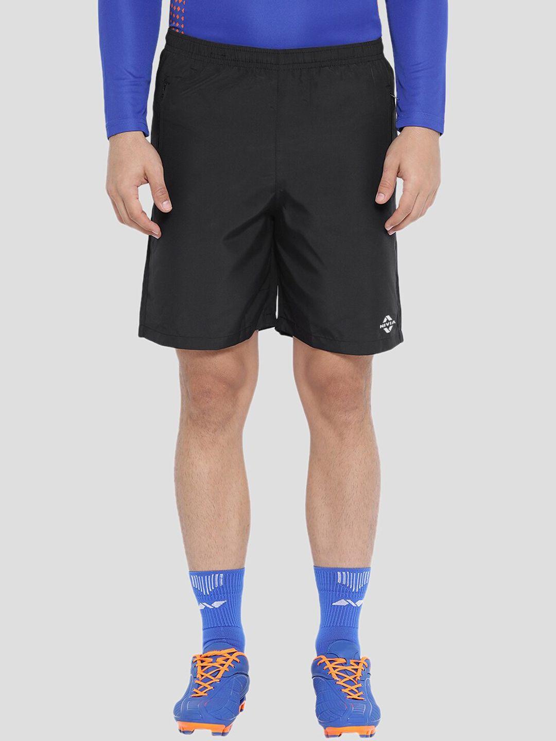 nivia men mid-rise training or gym sports shorts