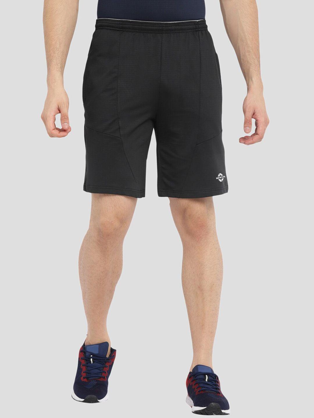 nivia men mid-rise training or gym sports shorts