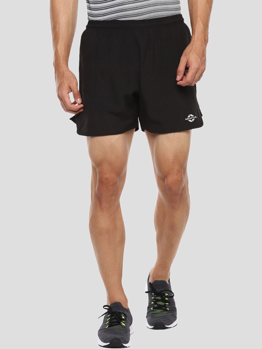 nivia men mid-rise training or gym sports shorts