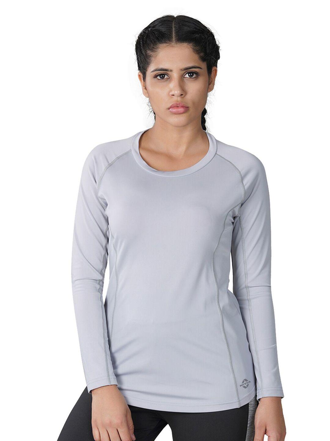 nivia round neck raglan sleeves sports t-shirt