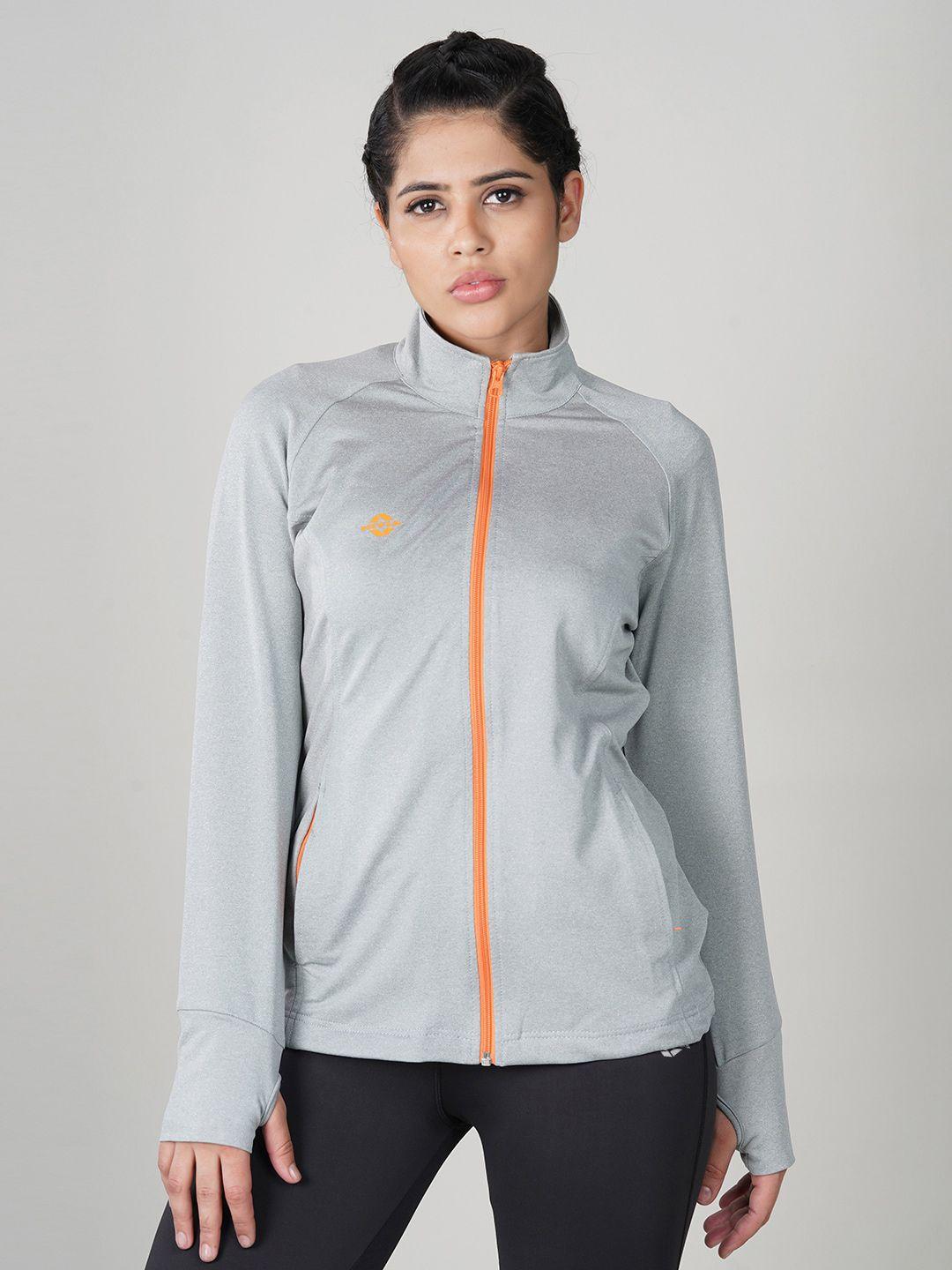 nivia stand collar running sporty jacket