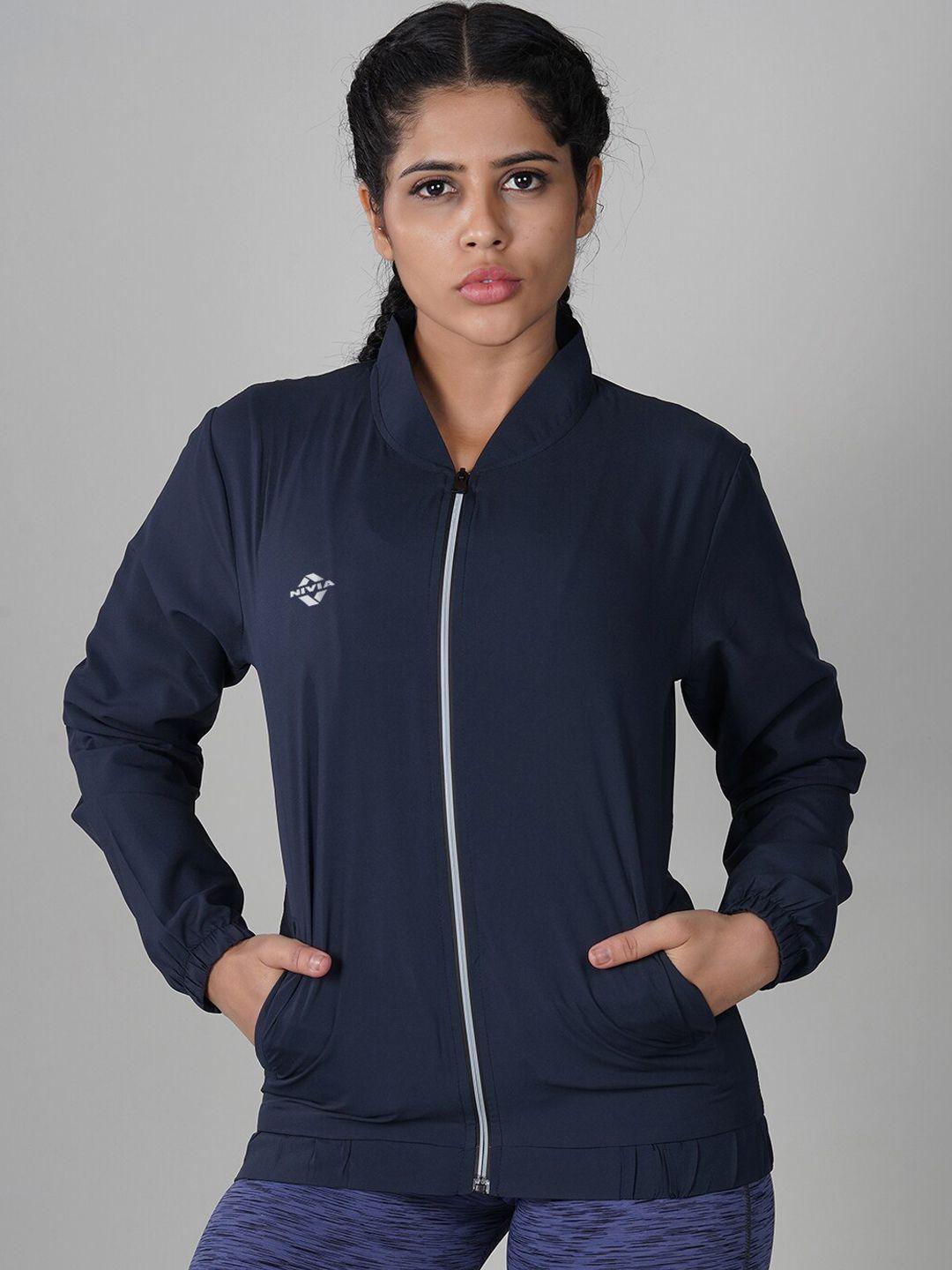 nivia women neo-4 rapid-dry running  dry fit sporty jacket