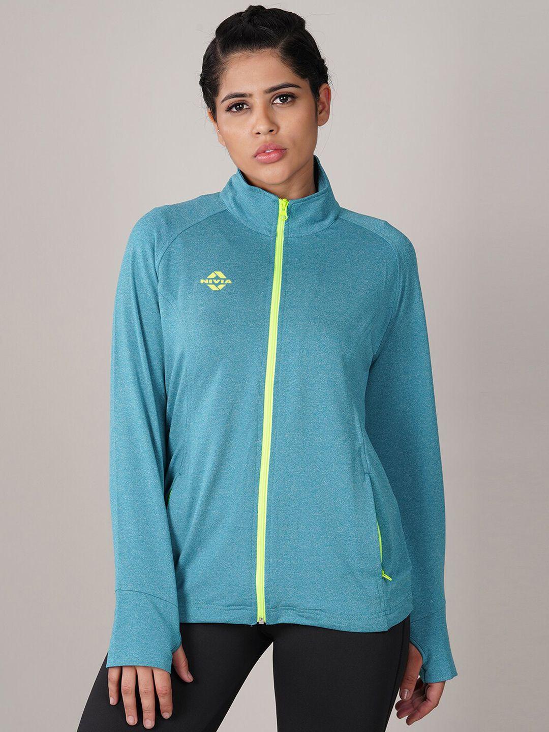 nivia women neo-7 running dry fit sporty jacket