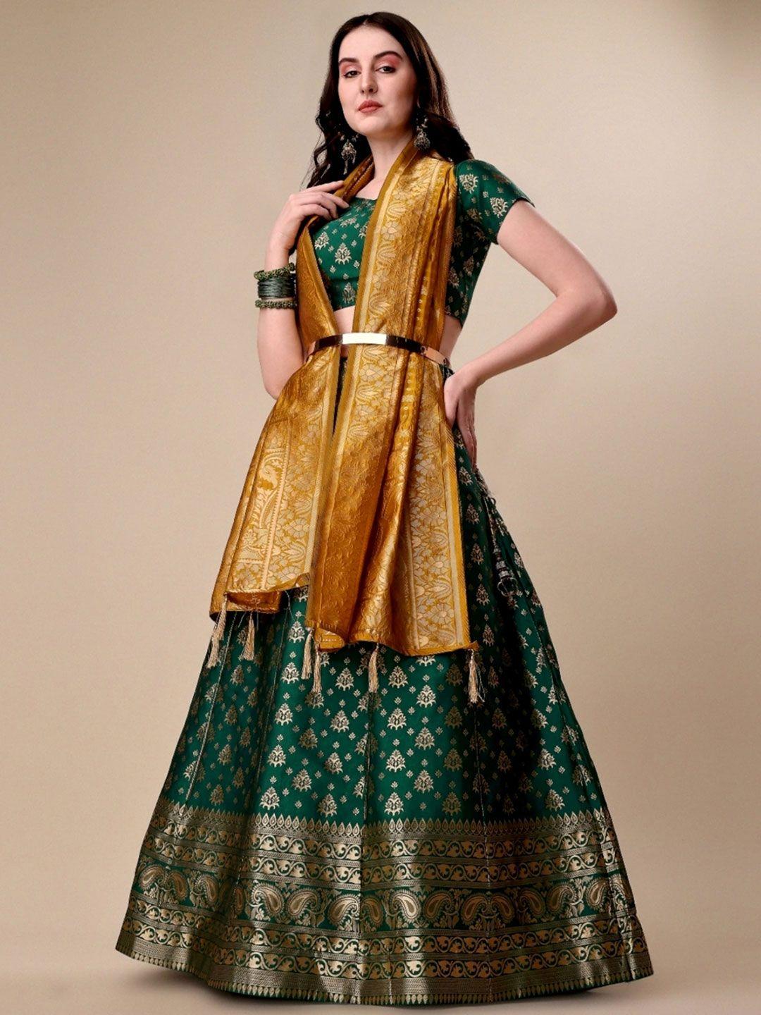 niza fashion ready to wear lehenga & unstitched blouse with dupatta