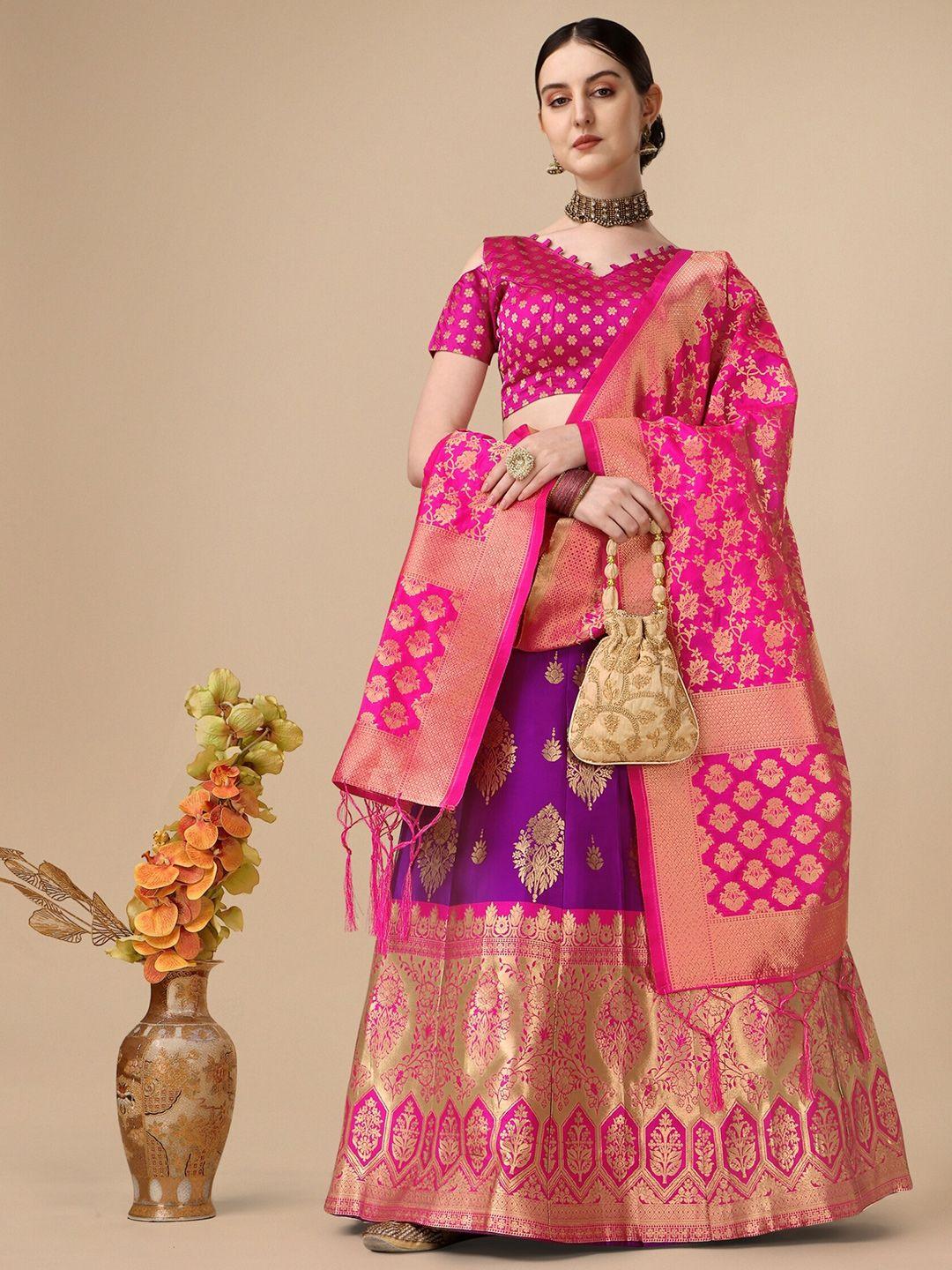 niza fashion embellished ready to wear lehenga & unstitched blouse with dupatta