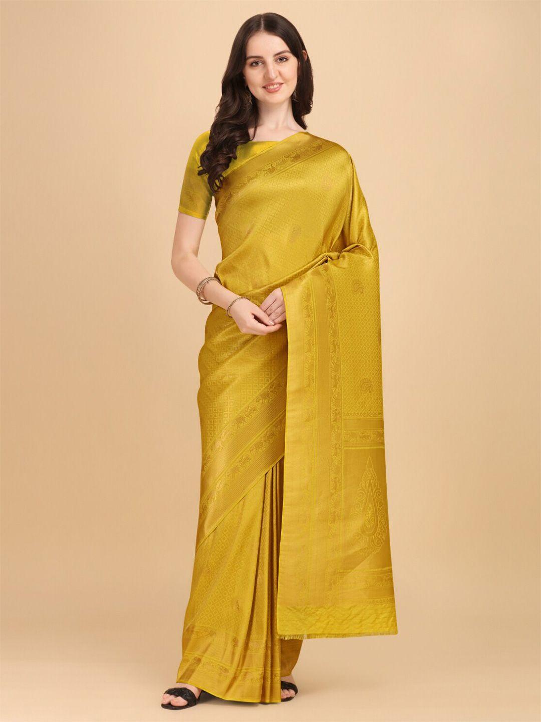 nk textiles silk blend designer kanjeevaram saree
