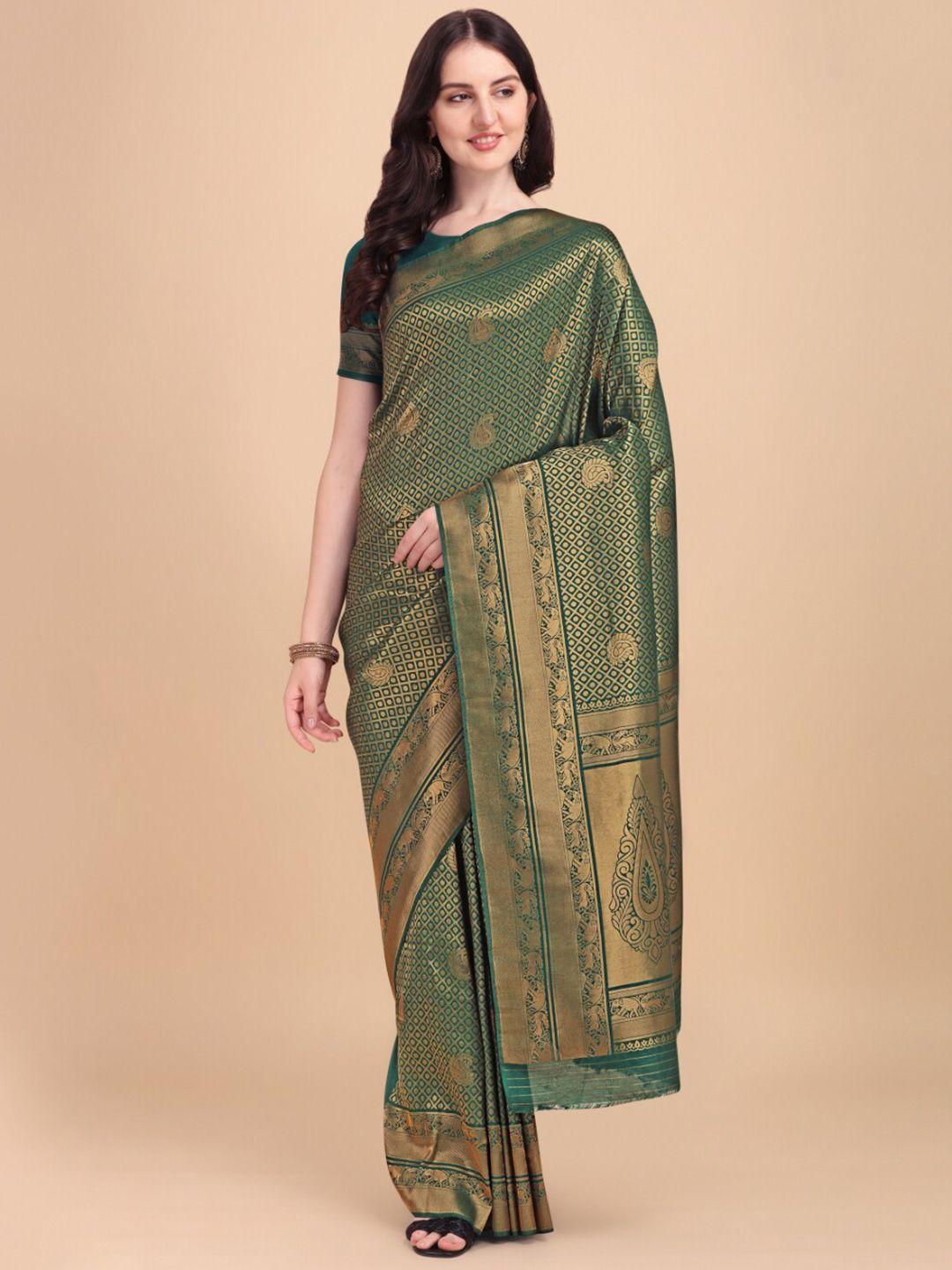 nk textiles silk blend designer kanjeevaram saree