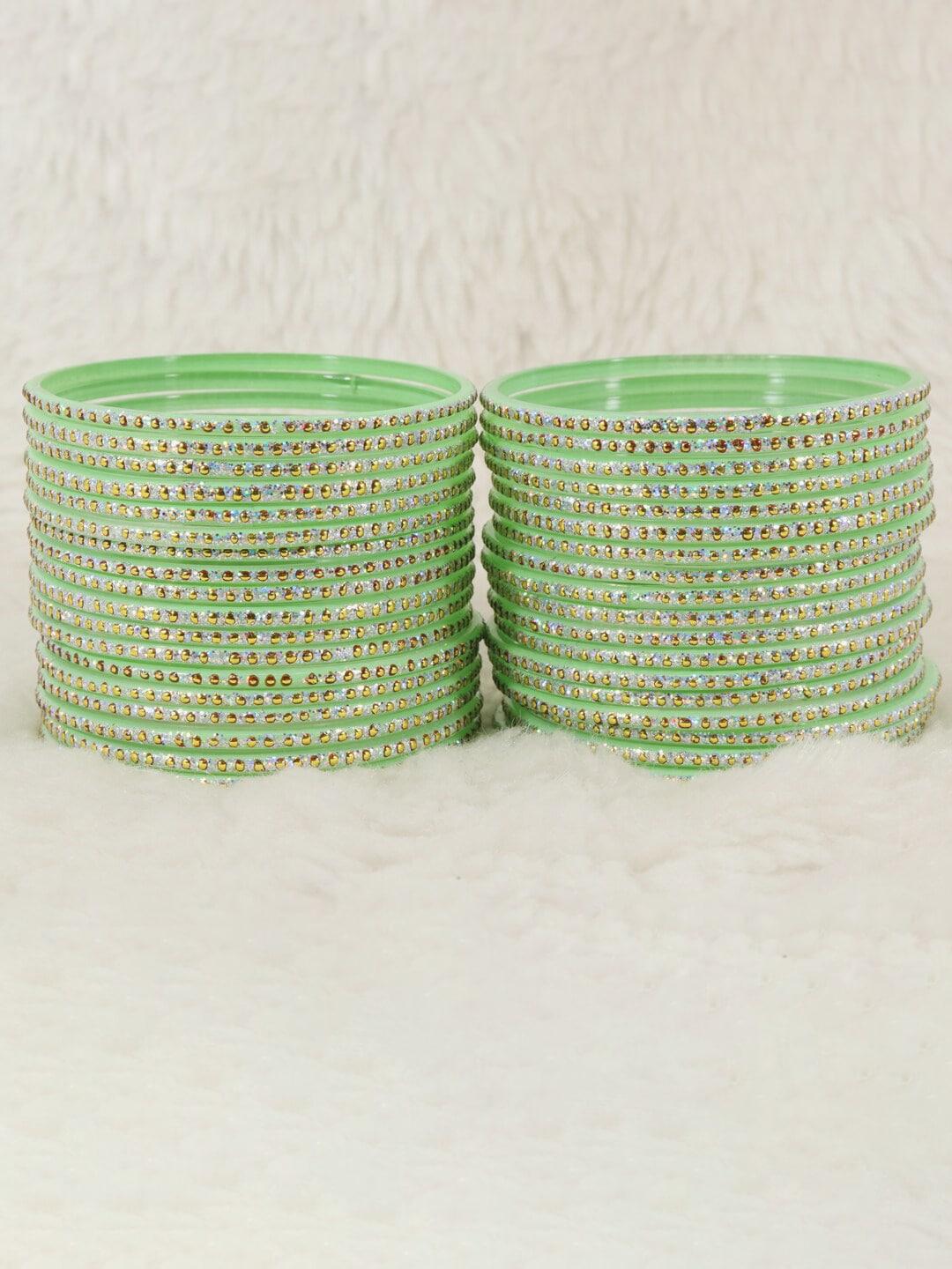 nmii set of 36 embellished light weight bangles