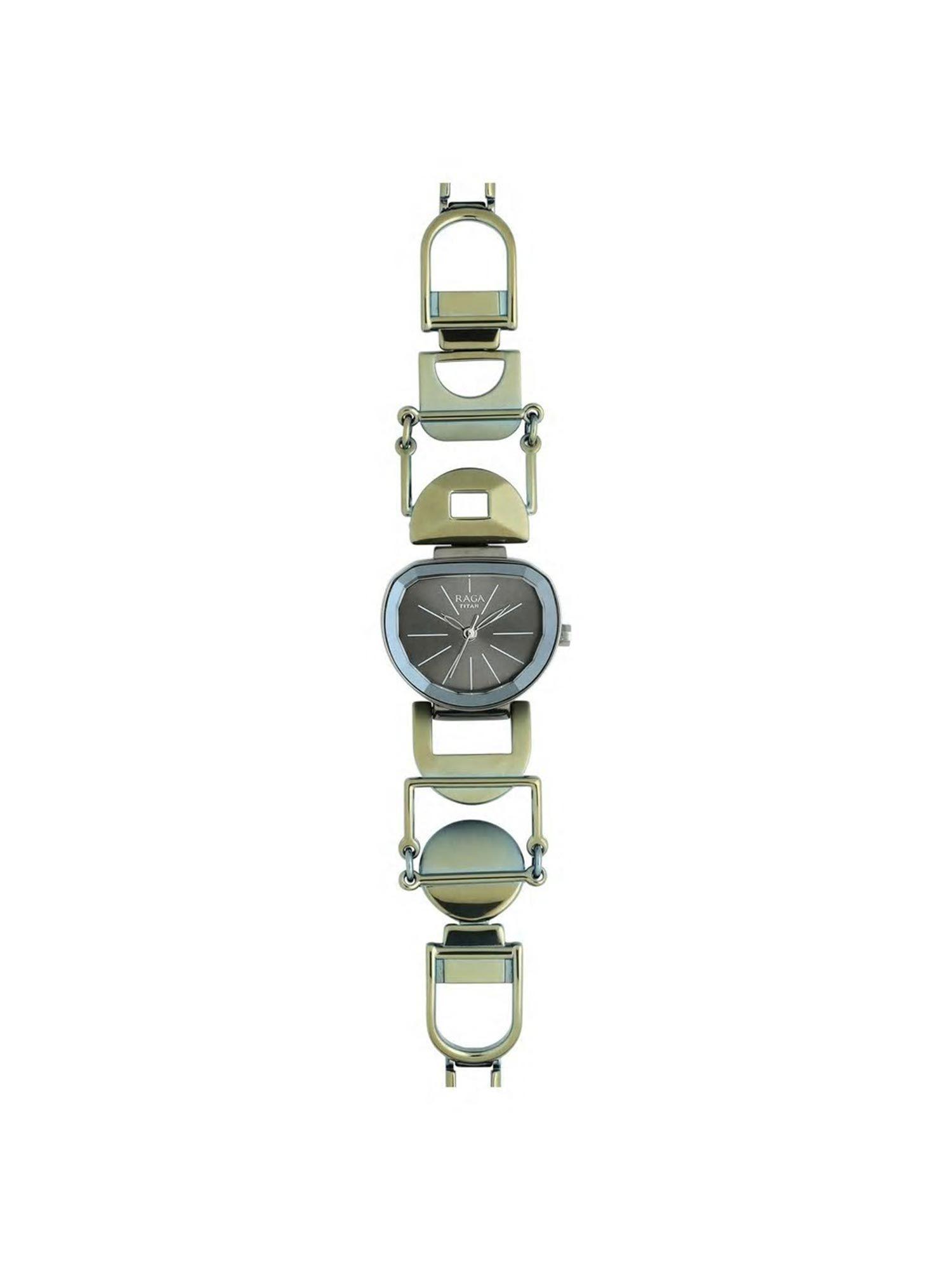 nn95119qm01 grey dial analog watch for women