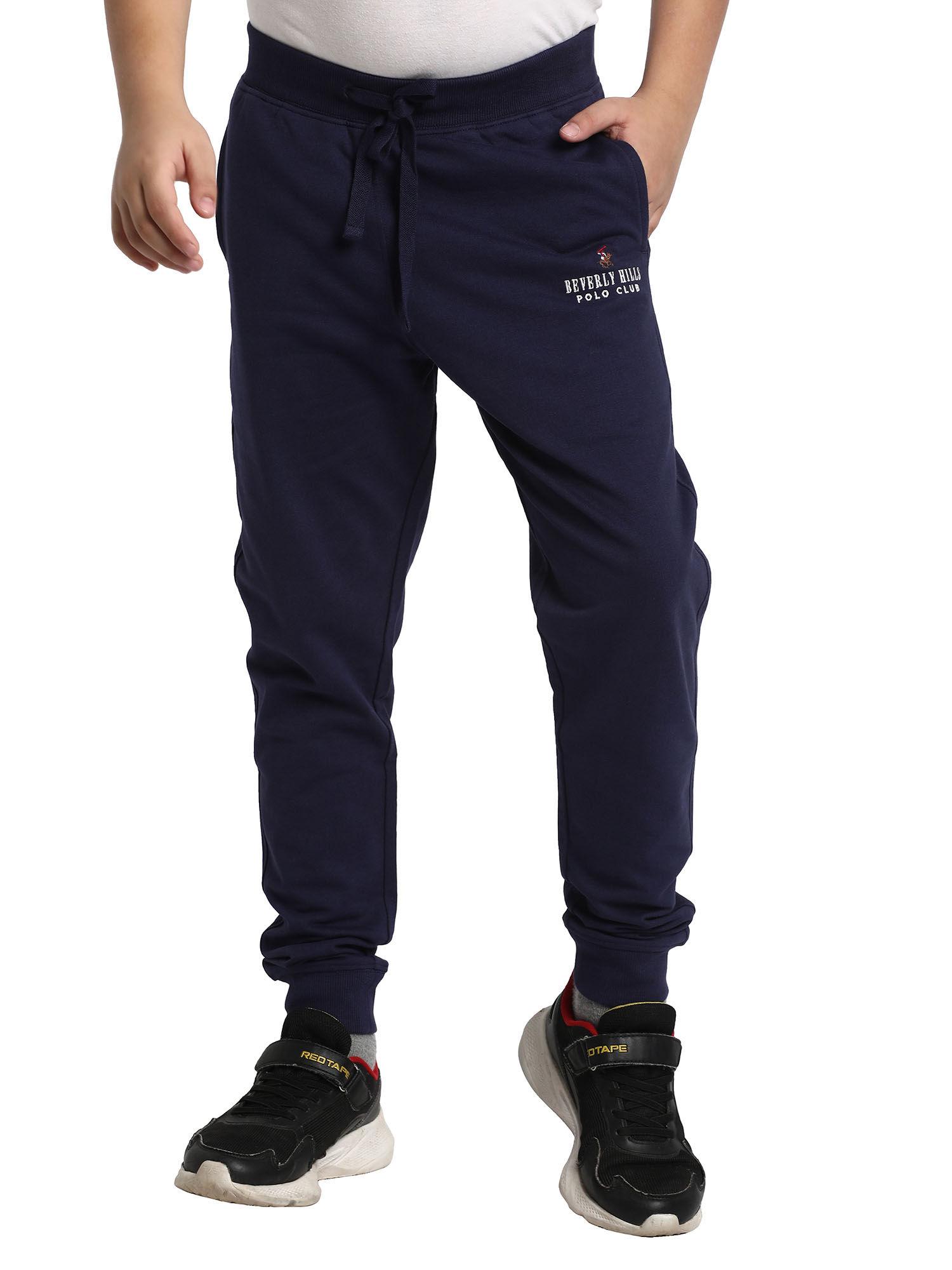 no washout blue solid joggers