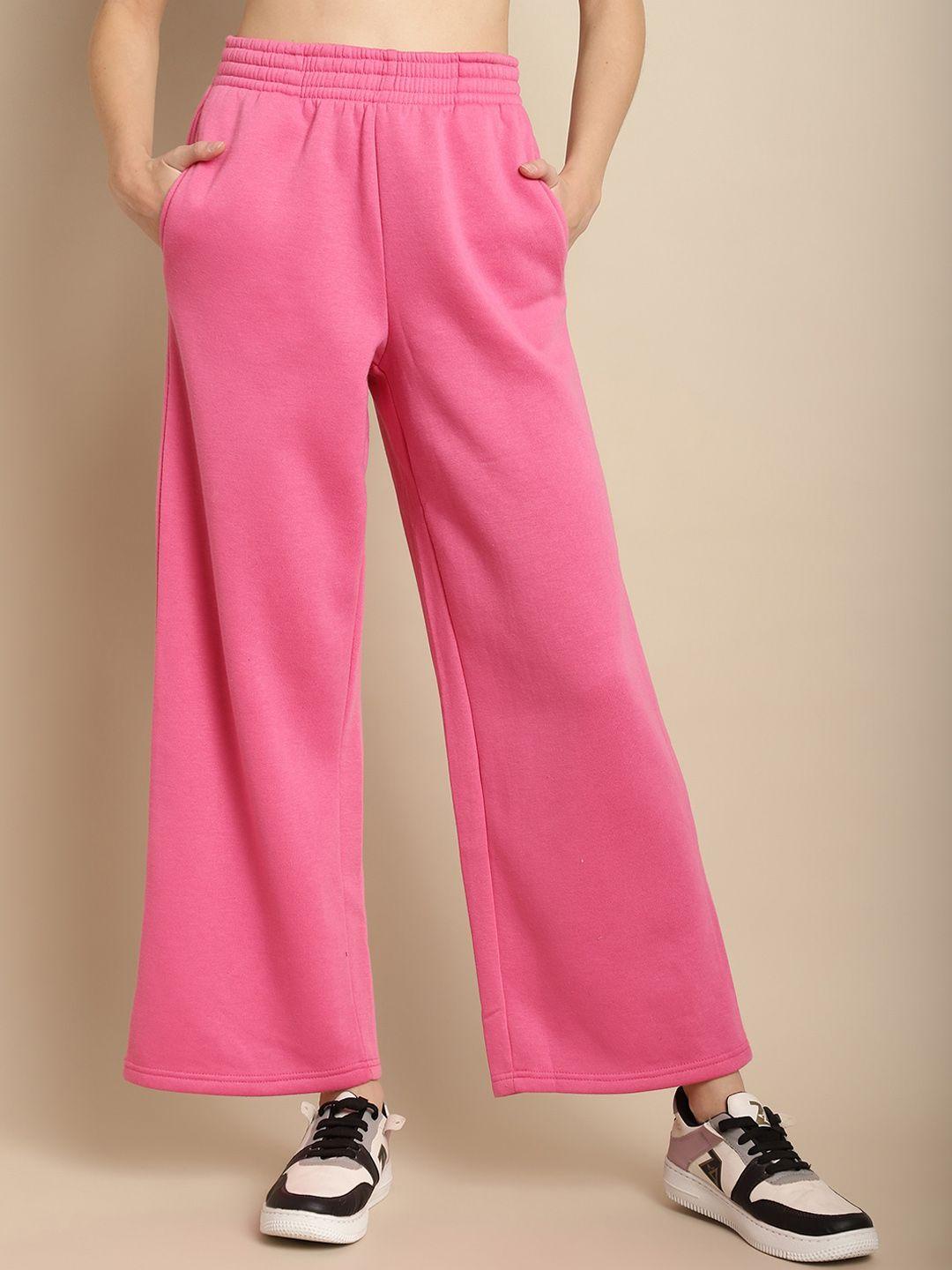 nobarr women mid-rise parallel trousers