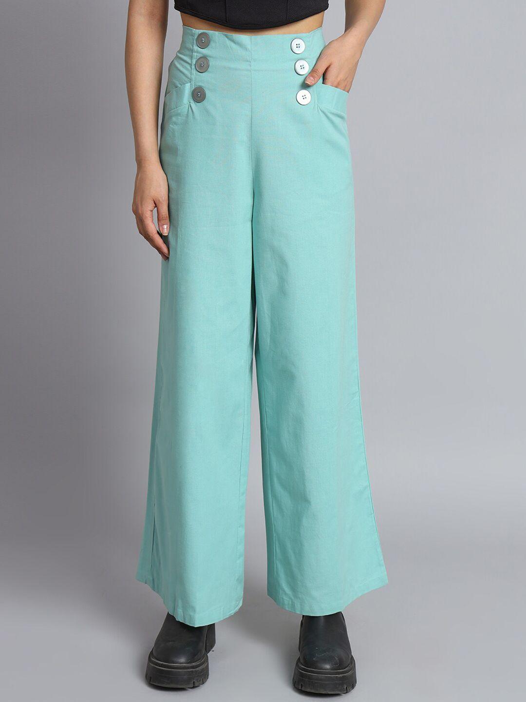 nobarr women green trousers