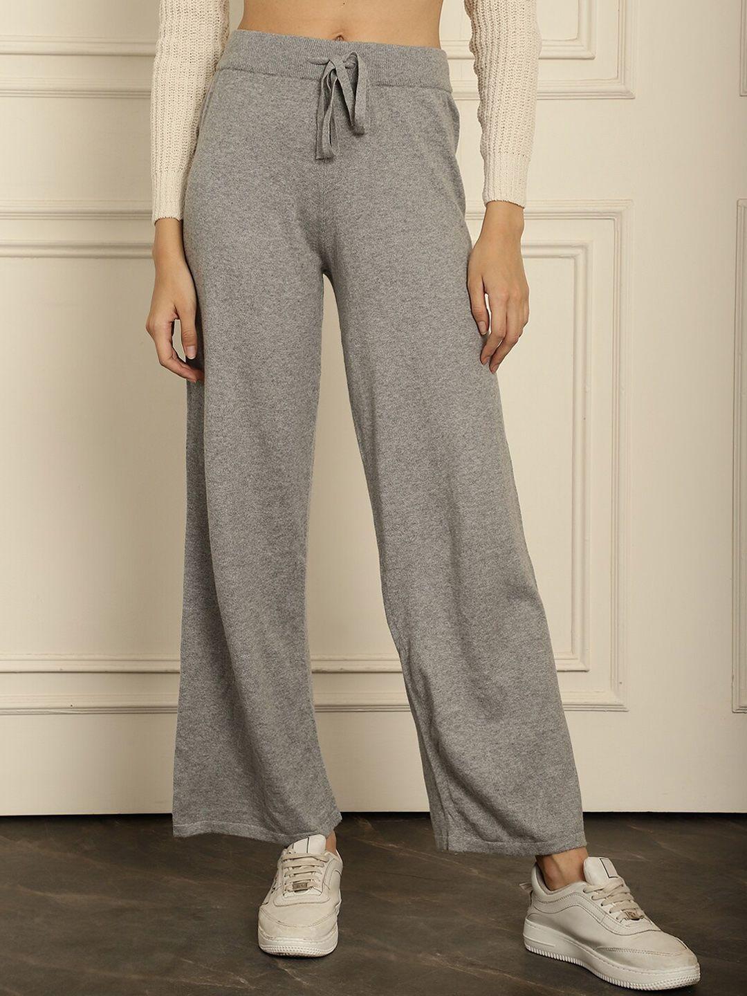 nobarr women mid-rise parallel trousers