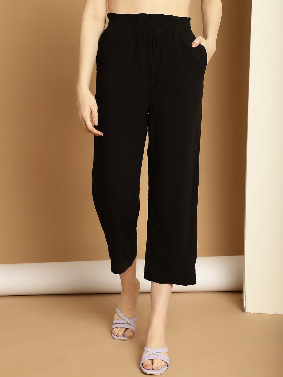 nobarr women mid-rise trousers