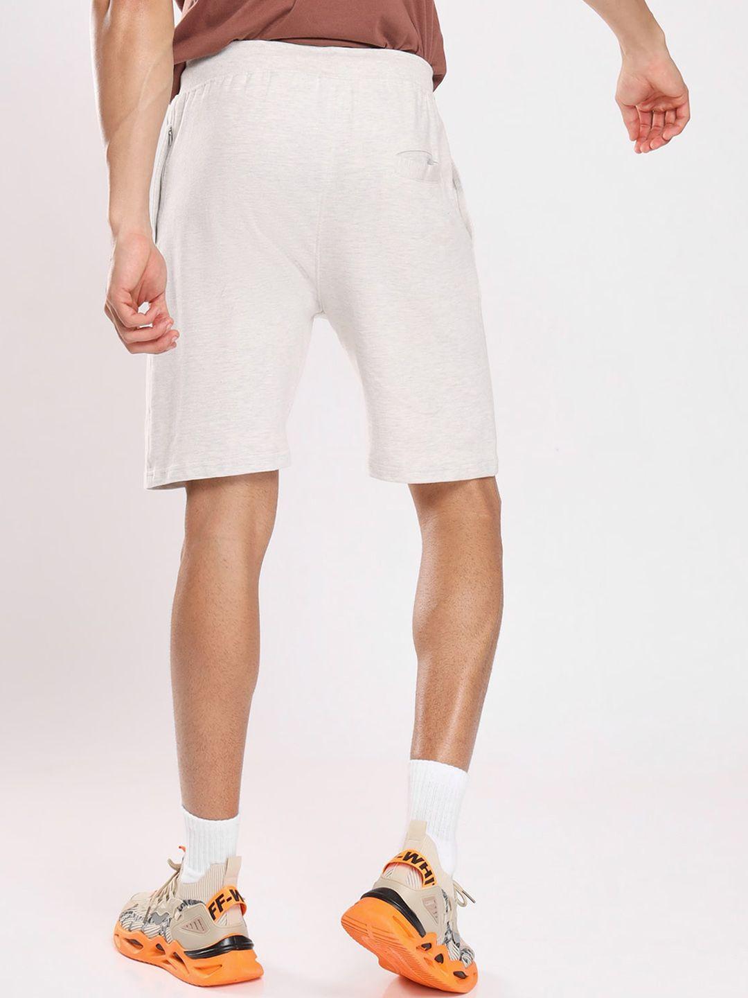 nobero men mid rise drawstring cotton sports shorts