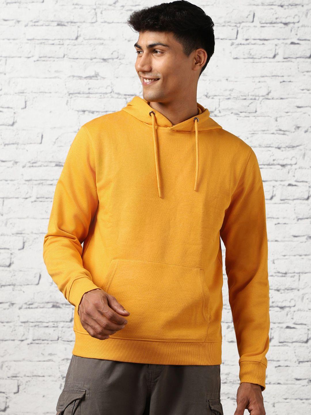 nobero hooded ribbed hem pullover