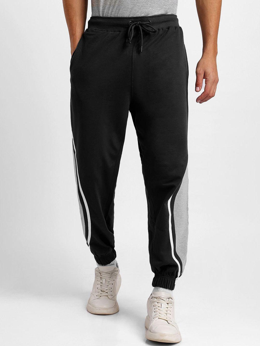 nobero men mid rise oversized pure cotton joggers