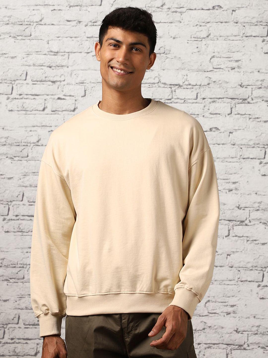 nobero round neck fleece sweatshirt