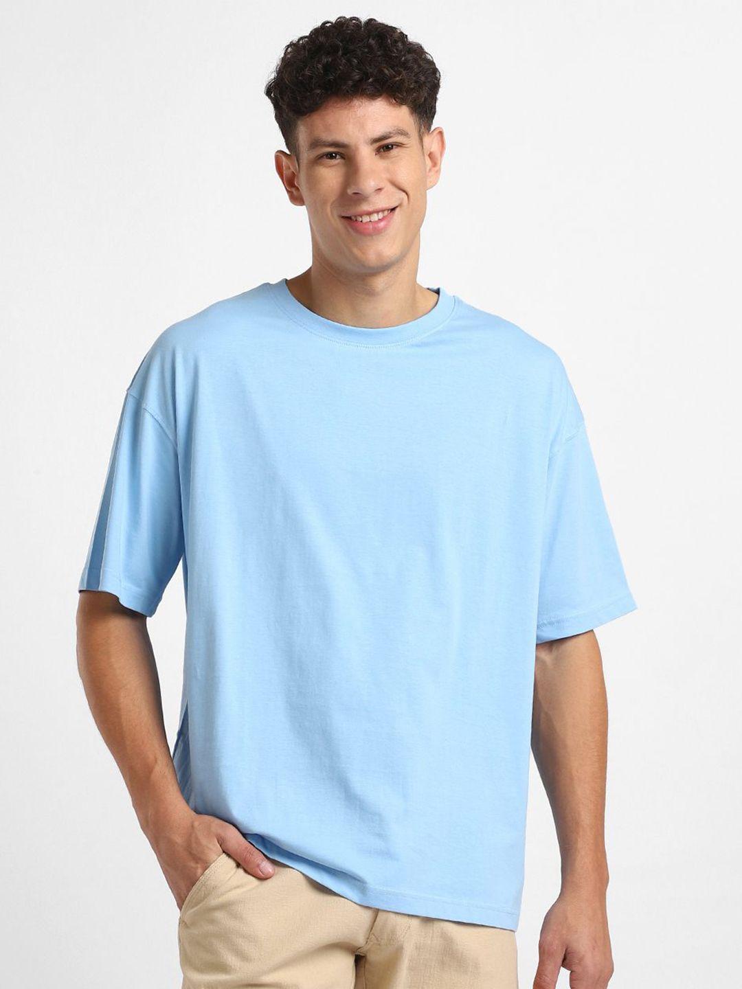 nobero round neck short sleeves oversized cotton t-shirt