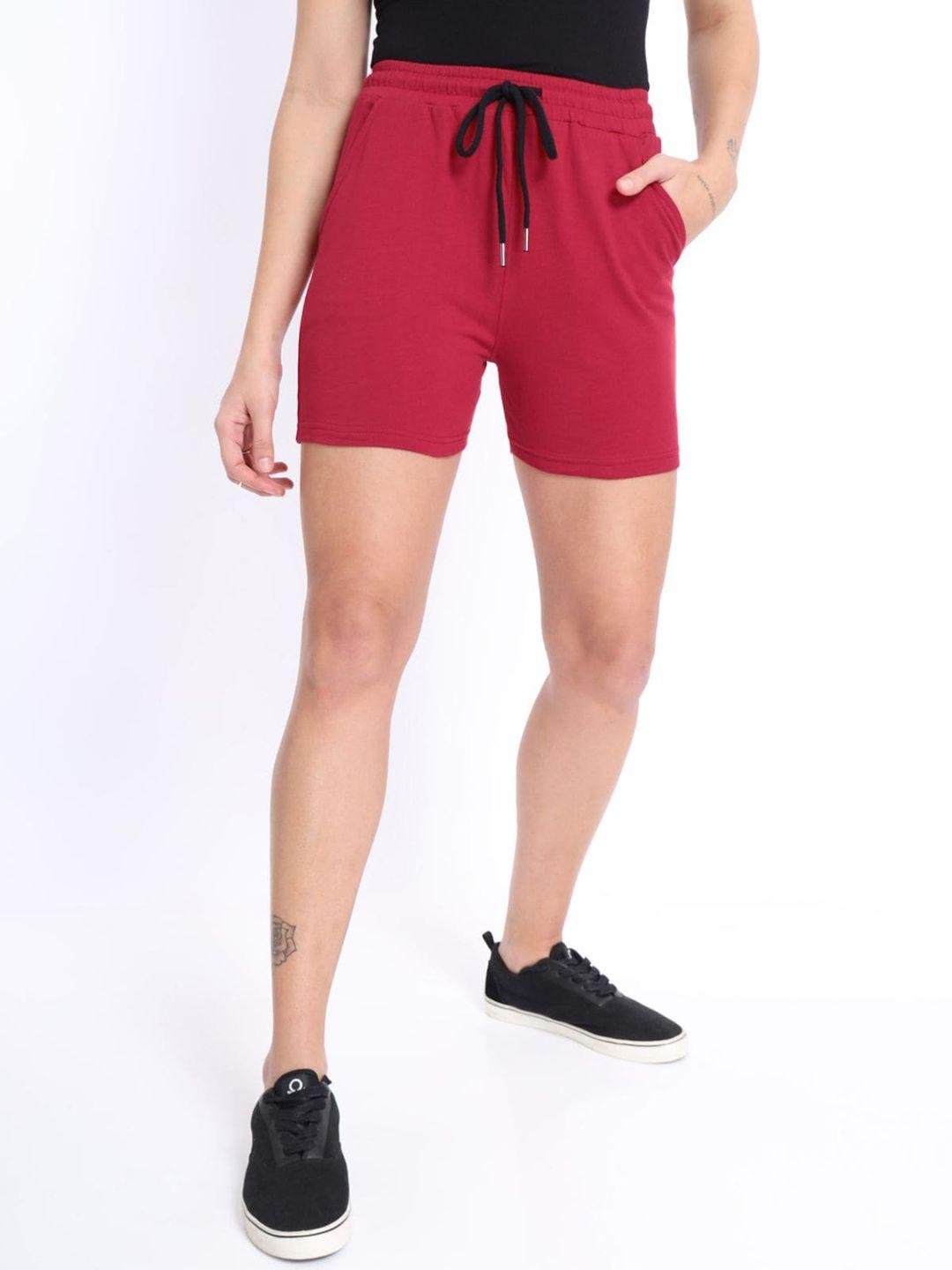 nobero women maroon joggers trousers