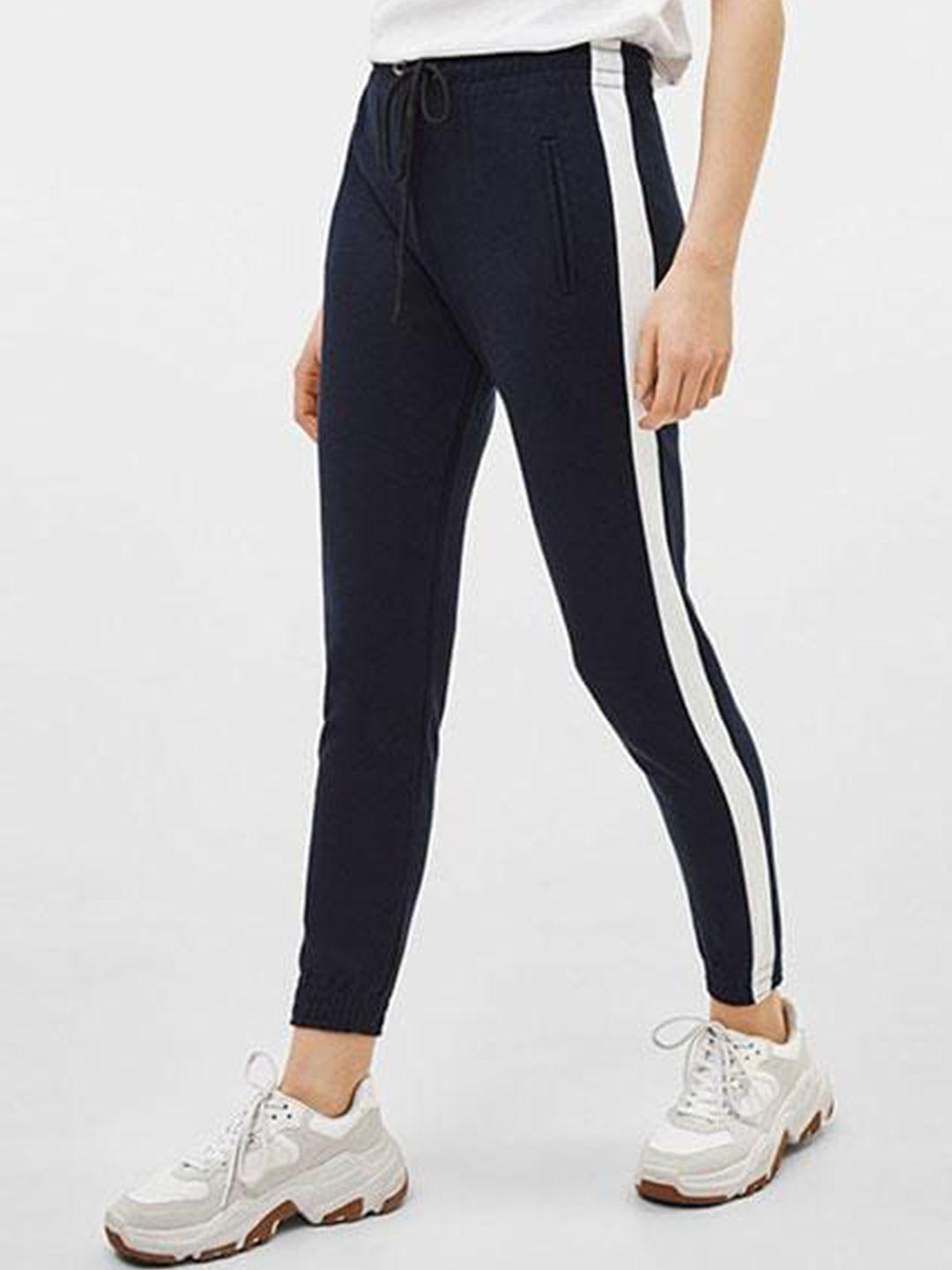 nobero women mid-rise jogger fit trousers