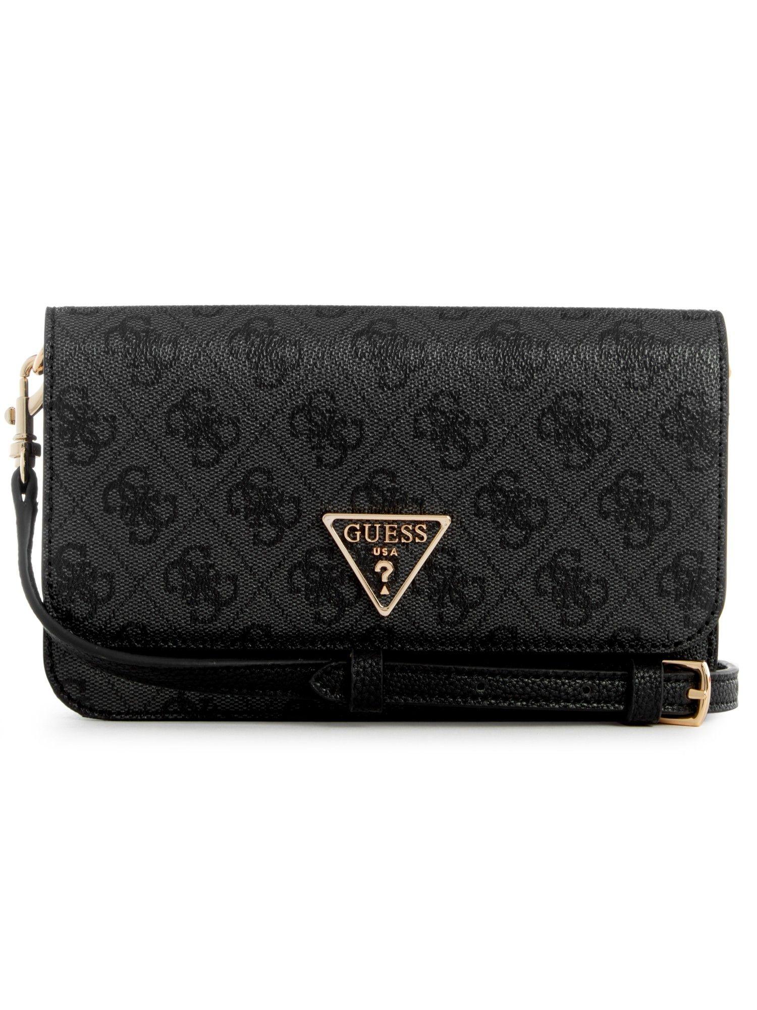 noelle x-body flap black sling bag