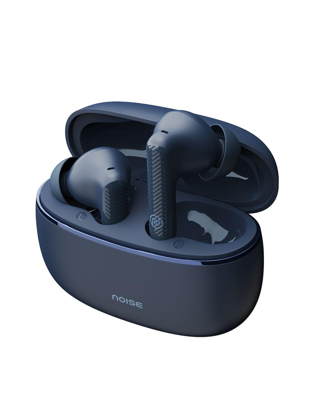 noise aura buds truly wireless earbuds with 60h playtime and quad mic enc - aura blue