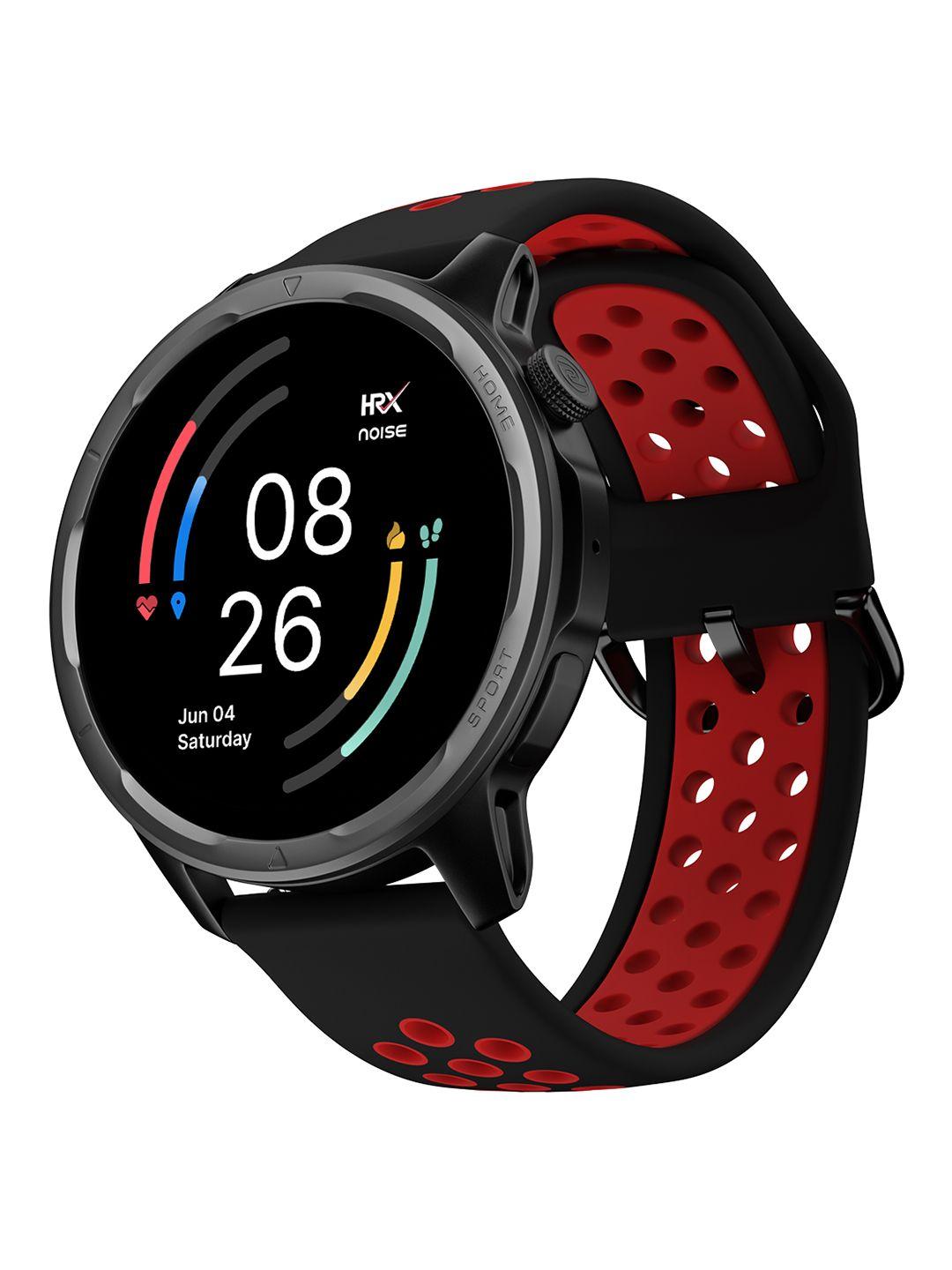 noise hrx black bounce smartwatch