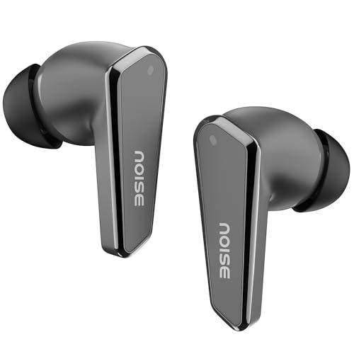 noise newly launched buds n1 in-ear truly wireless earbuds with chrome finish, 40h of playtime, quad mic with enc, ultra low latency(up to 40 ms), instacharge(10 min=120 min), bt v5.3(carbon black)