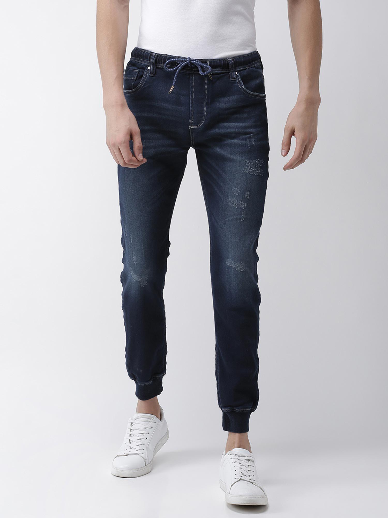 nokadin bleu self design jeans