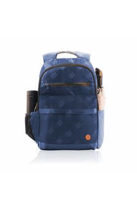 nomad polyester zipper closure casual backpack - multi