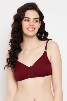 non-padded-non-wired-full-cup-bra-in-maroon---cotton-rich---red