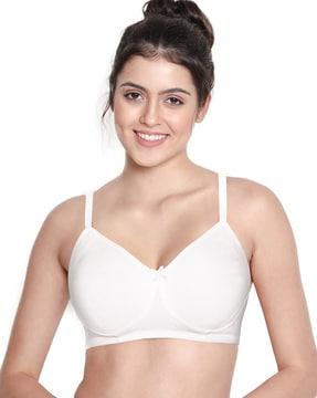 non-padded back closure bra