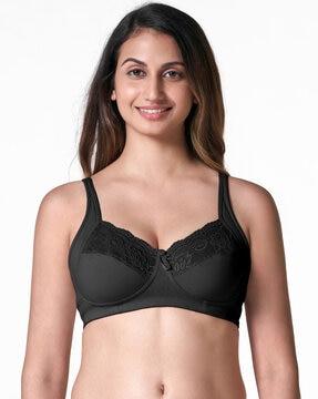 non-padded bra with adjustable strap