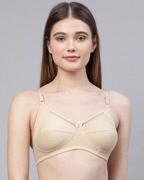 non-padded bra with adjustable straps