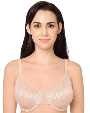 non-padded bra with adjustable straps