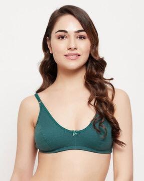 non-padded full-coverage non-wired bra