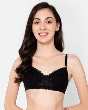 non-padded full-coverage non-wired bra