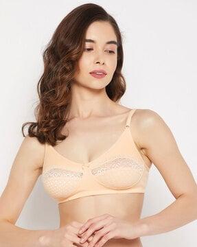 non-padded full-coverage non-wired bra