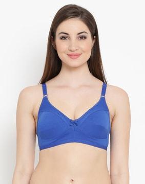 non-padded full-coverage non-wired bra