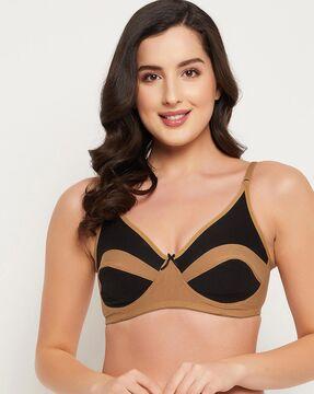 non-padded full-coverage non-wired bra