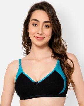 non-padded full-coverage non-wired bra