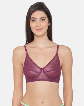 non-padded full-coverage non-wired bra