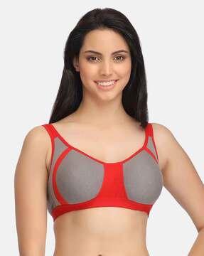 non-padded full-coverage non-wired bra