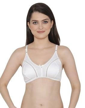 non-padded full-coverage non-wired bra