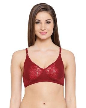 non-padded full-coverage non-wired bra