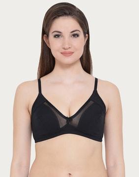 non-padded full-coverage non-wired bra